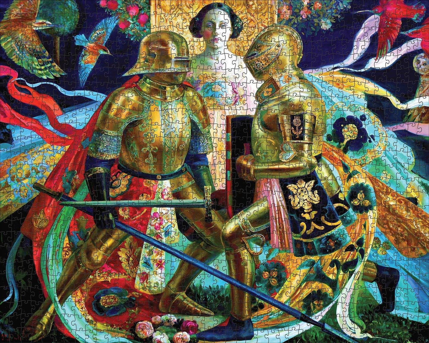 The Duel 1000 Piece Jigsaw Puzzle Pomegranate