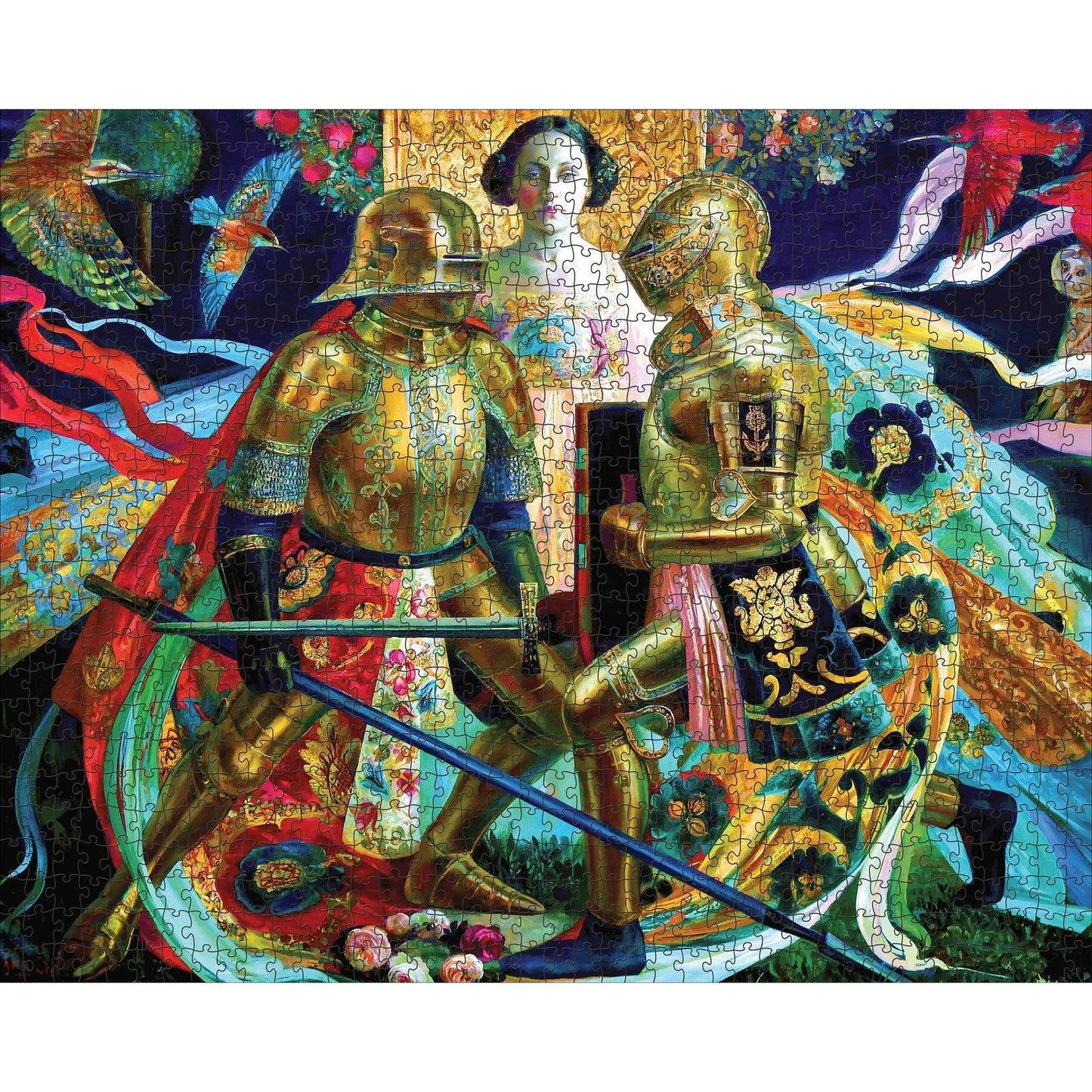 The Duel 1000 Piece Jigsaw Puzzle Pomegranate