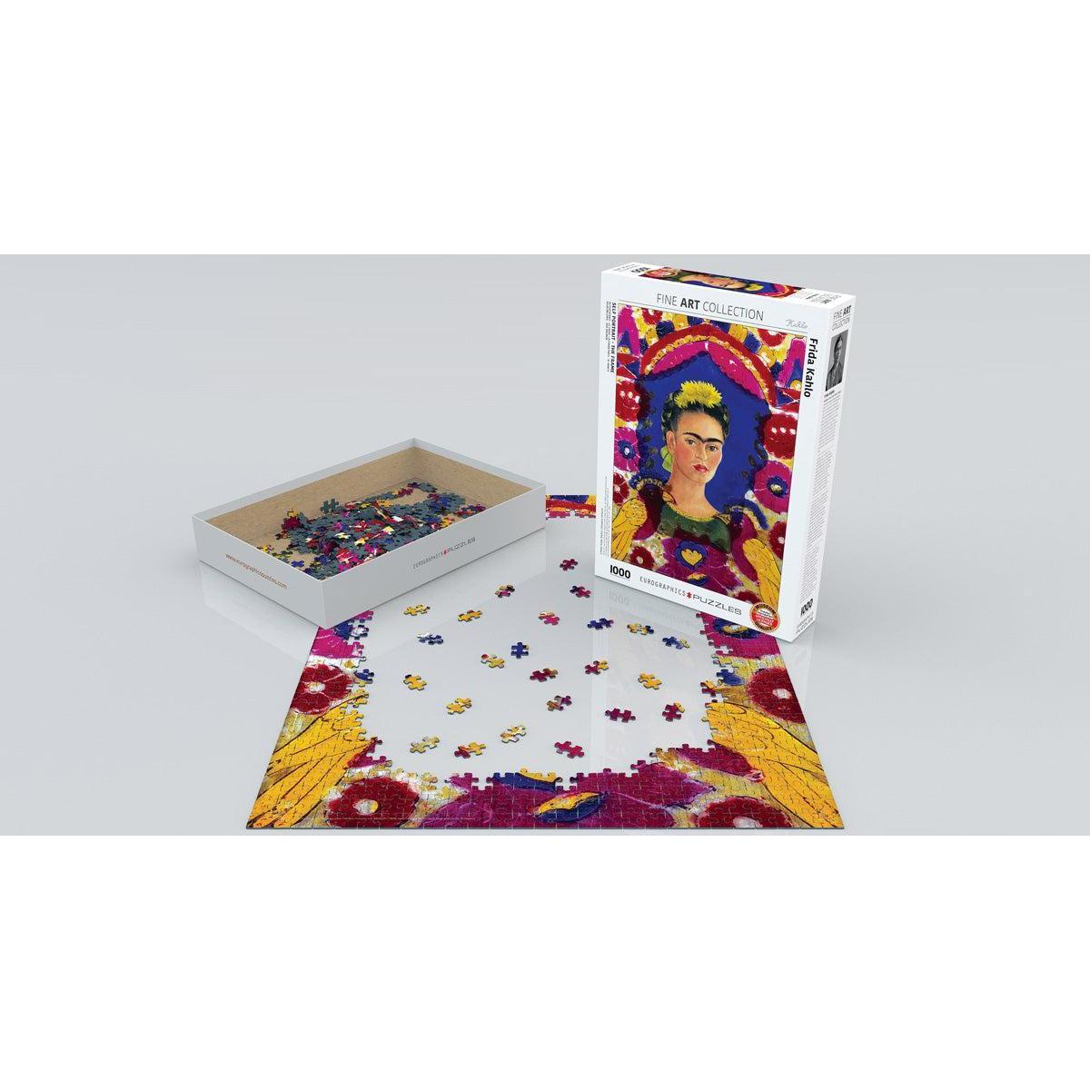 The Frame Self Portrait Frida Kahlo 1000 Piece Jigsaw Puzzle Eurographics