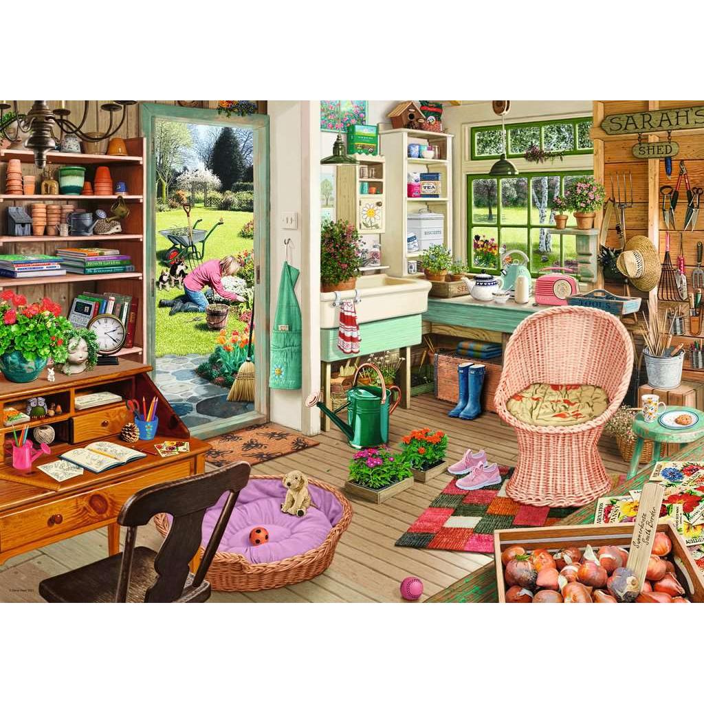 The Gardener's Shed "My Haven" 1000 Piece Jigsaw Puzzle Ravensburger