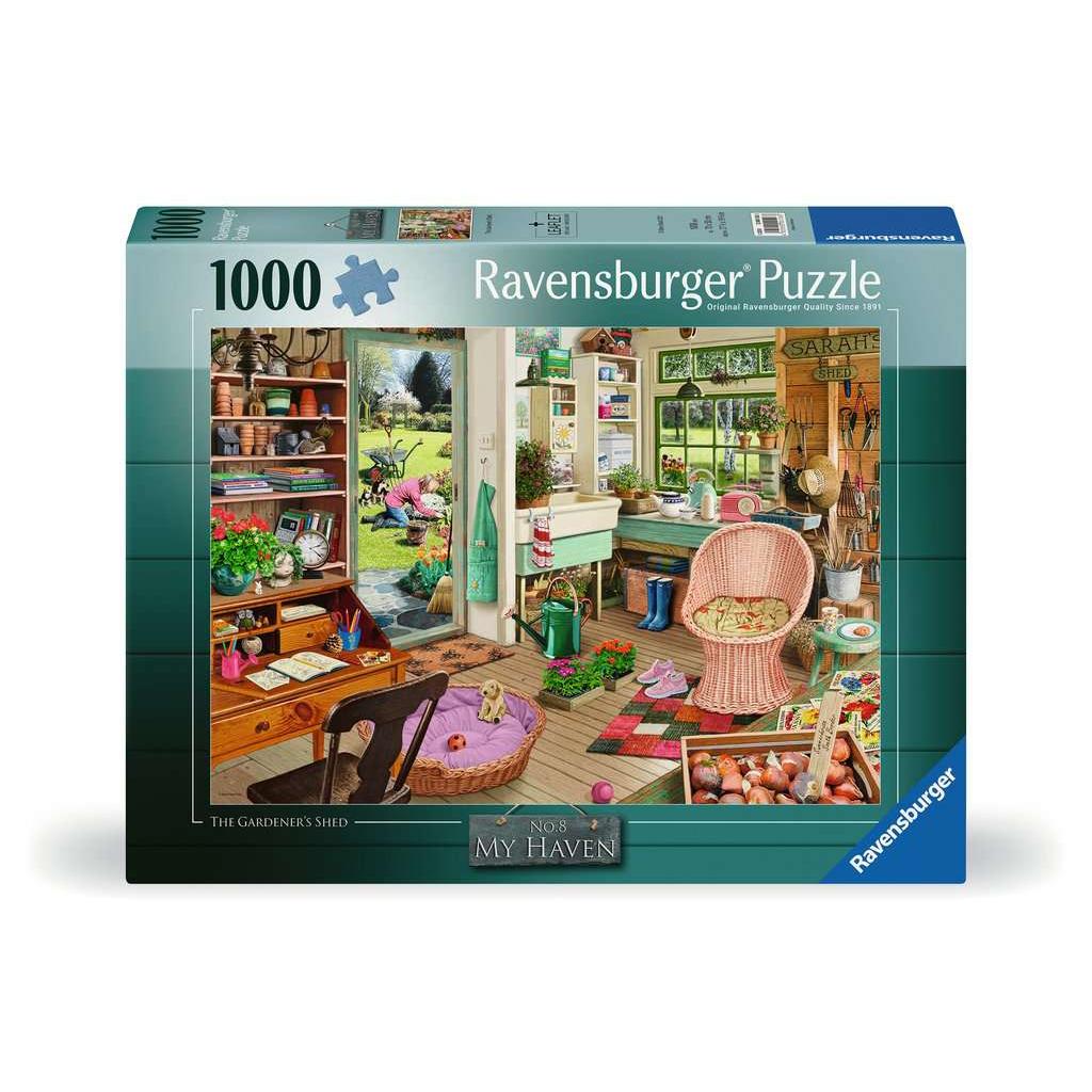 The Gardener's Shed "My Haven" 1000 Piece Jigsaw Puzzle Ravensburger
