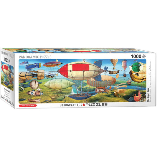 The Great Race 1000 Piece Panoramic Jigsaw Puzzle Eurographics