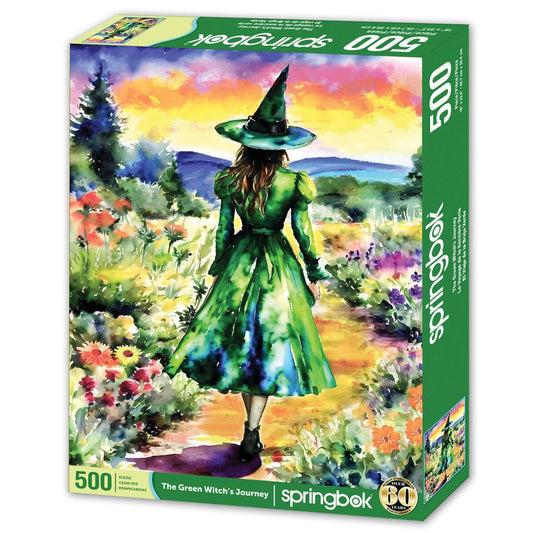 The Green Witch's Journey 500 Piece Jigsaw Puzzle Springbok