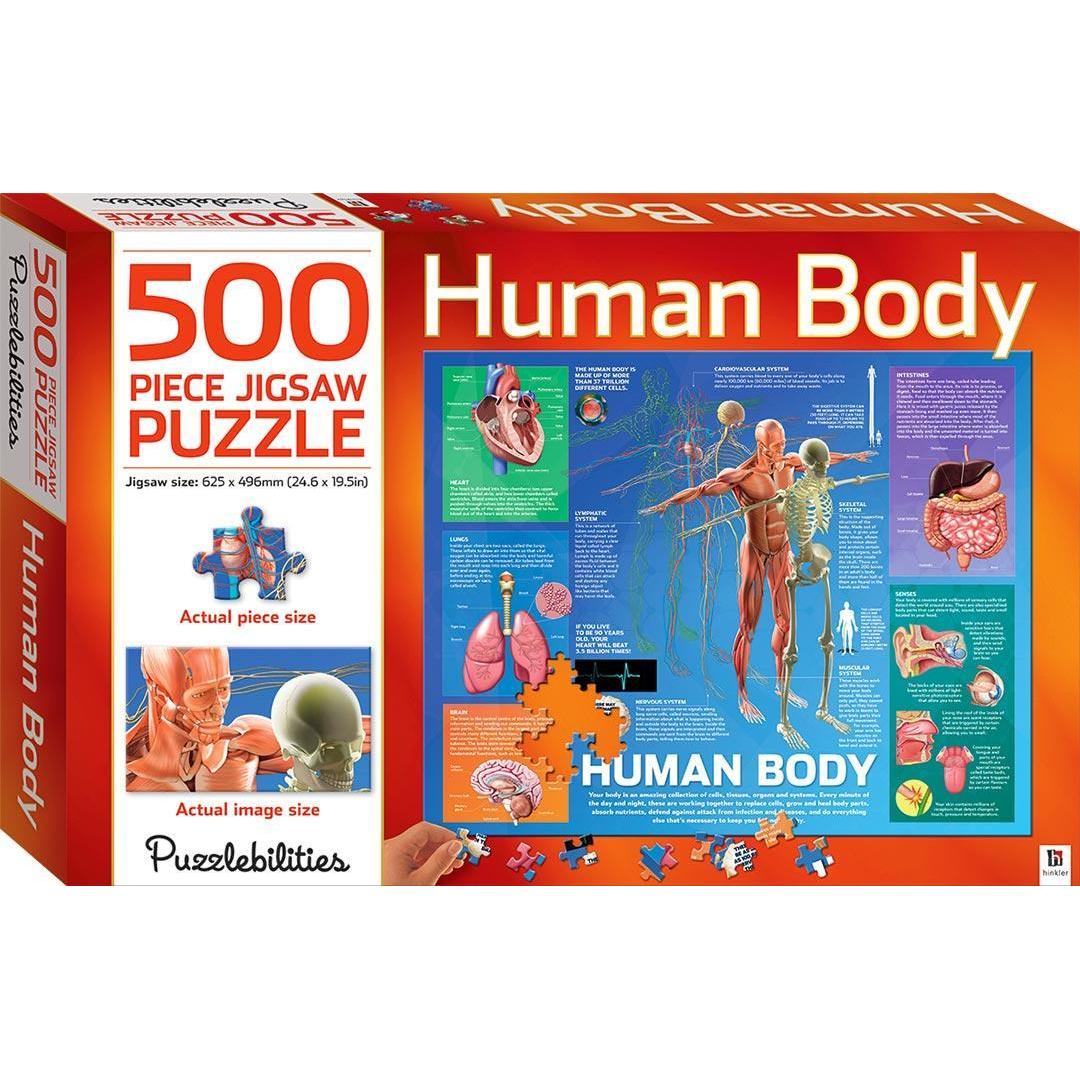 The Human Body 500 Piece Jigsaw Puzzle Hinkler