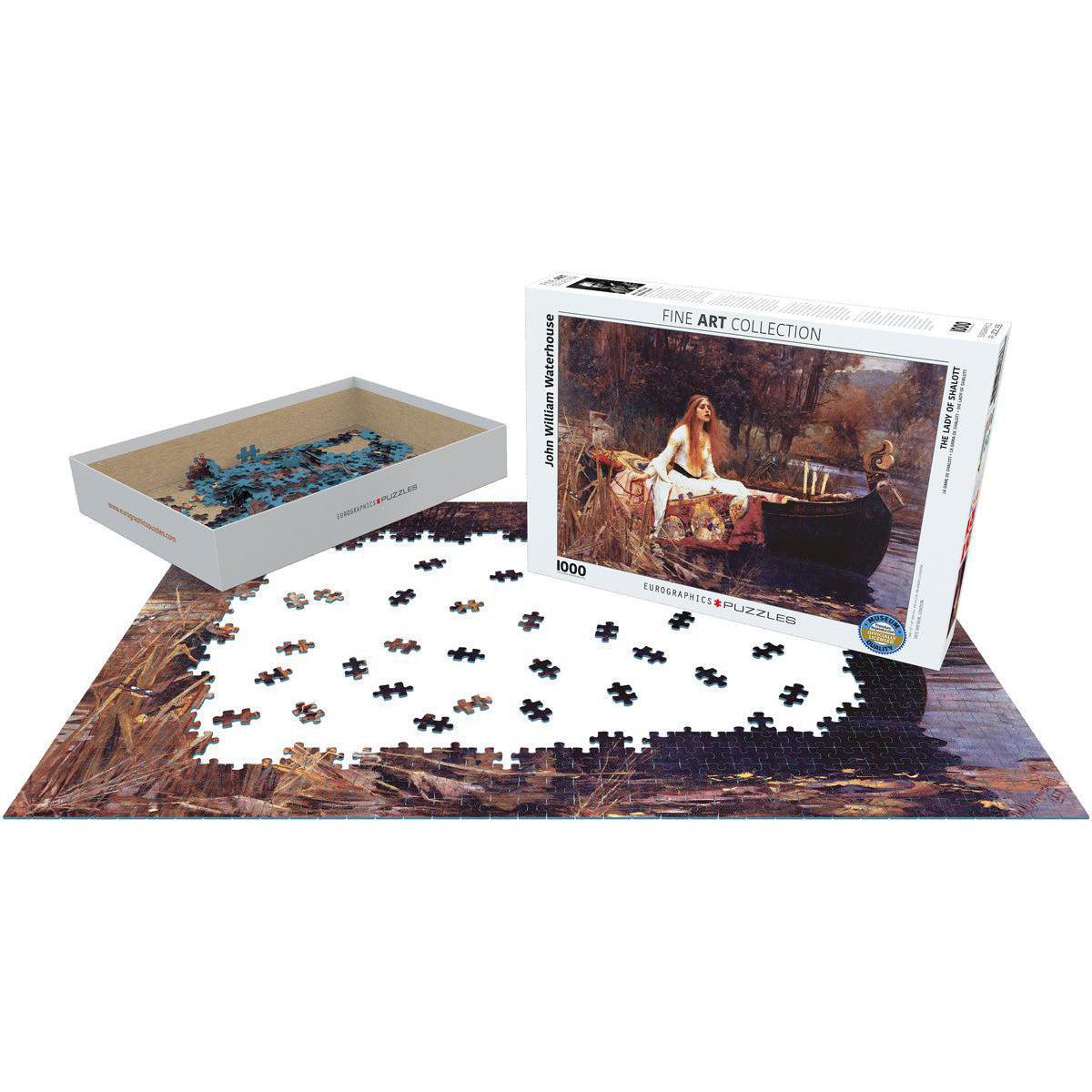 The Lady of Shalott 1000 Piece Jigsaw Puzzle Eurographics