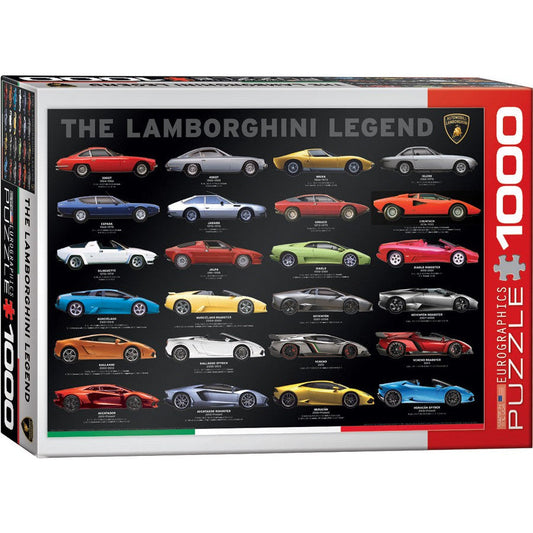 The Lamborghini Legend 1000 Piece Jigsaw Puzzle Eurographics