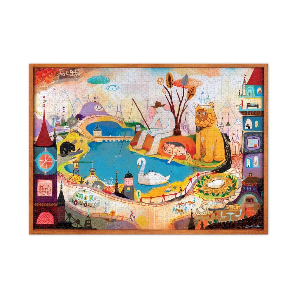 The Lion is Awake 1000 Piece Jigsaw Puzzle Fred