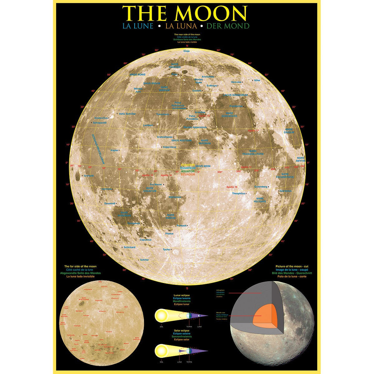 The Moon 1000 Piece Jigsaw Puzzle Eurographics