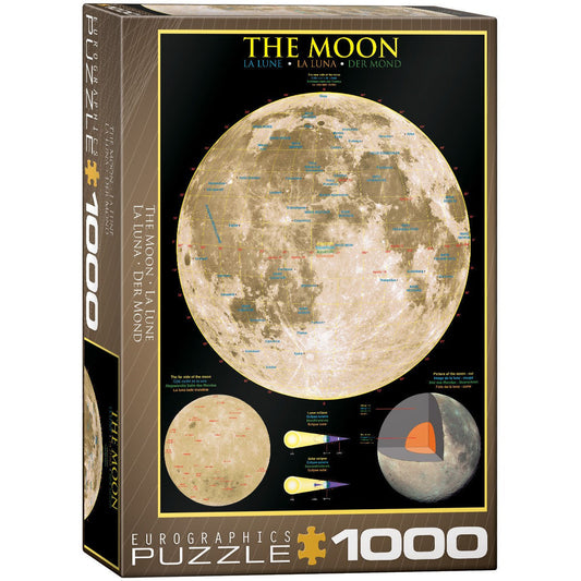 The Moon 1000 Piece Jigsaw Puzzle Eurographics