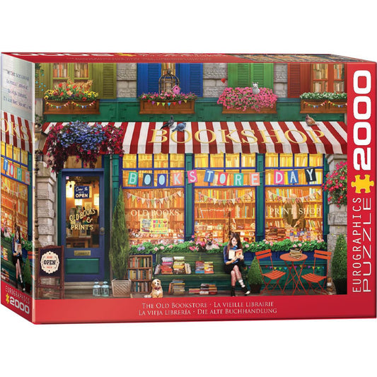 The Old Bookstore 2000 Piece Jigsaw Puzzle Eurographics
