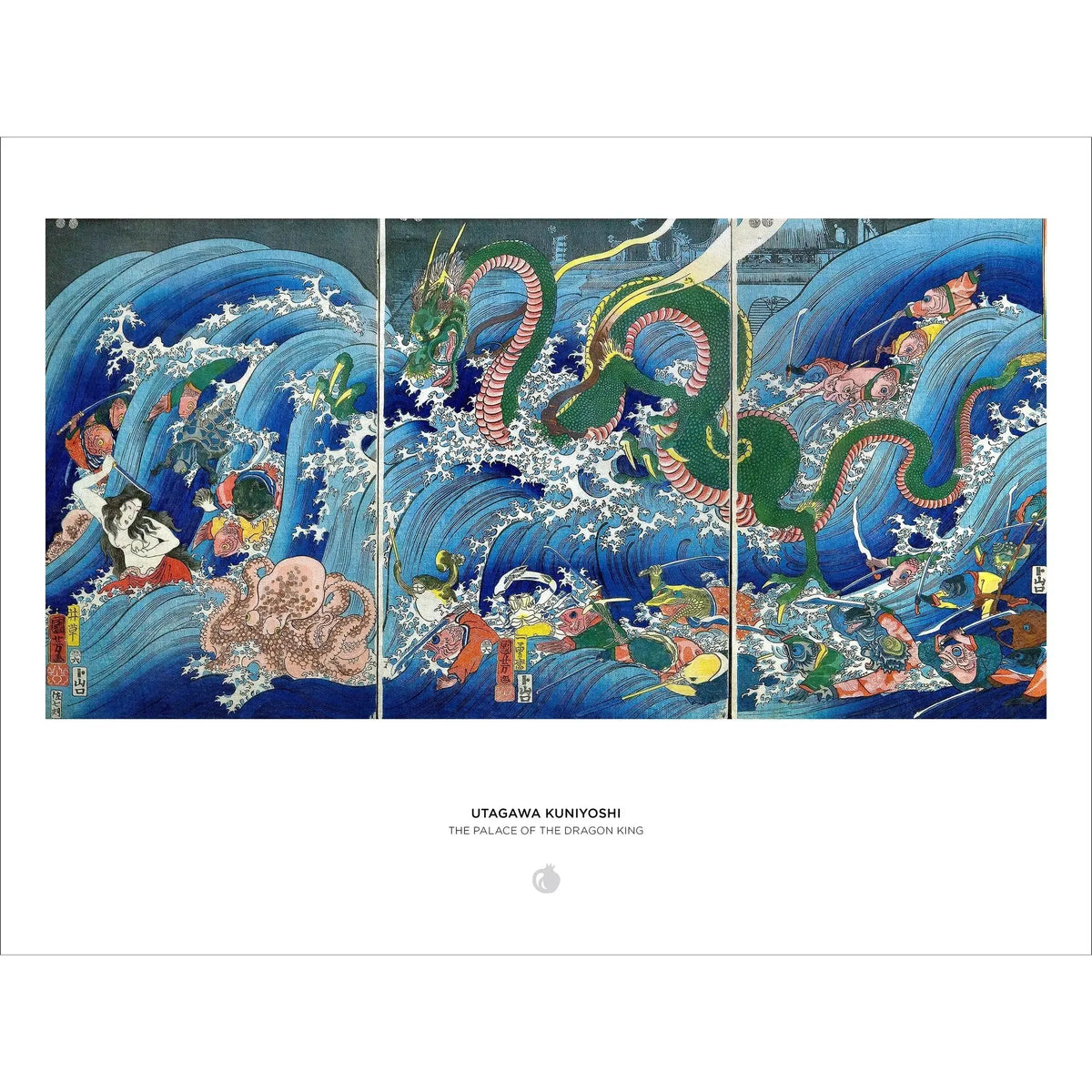 The Palace of the Dragon by Kuniyosho 1000 Piece Jigsaw Puzzle Pomegranate