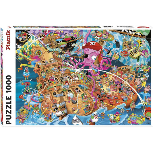 The Pink Pirate 1000 Piece Jigsaw Puzzle Piatnik