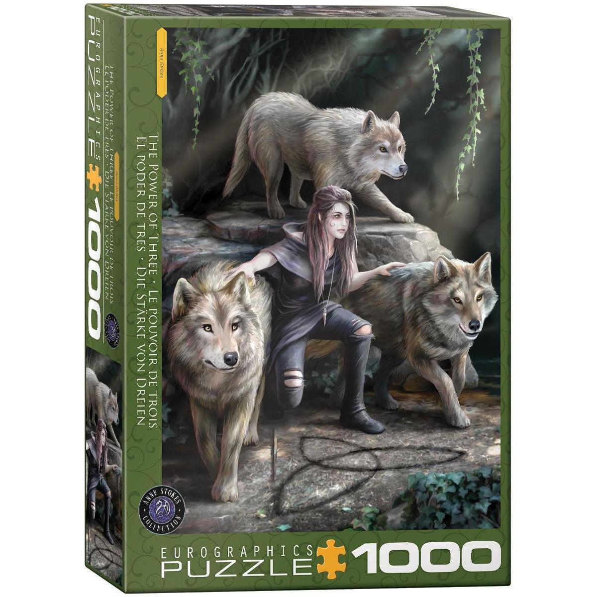 The Power of Three 1000 Piece Jigsaw Puzzle Eurographics