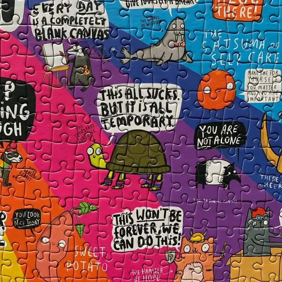 The Puzzle of Positivity 1000 Piece Jigsaw Puzzle Gibsons
