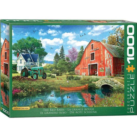 The Red Barn 1000 Piece Jigsaw Puzzle Eurographics