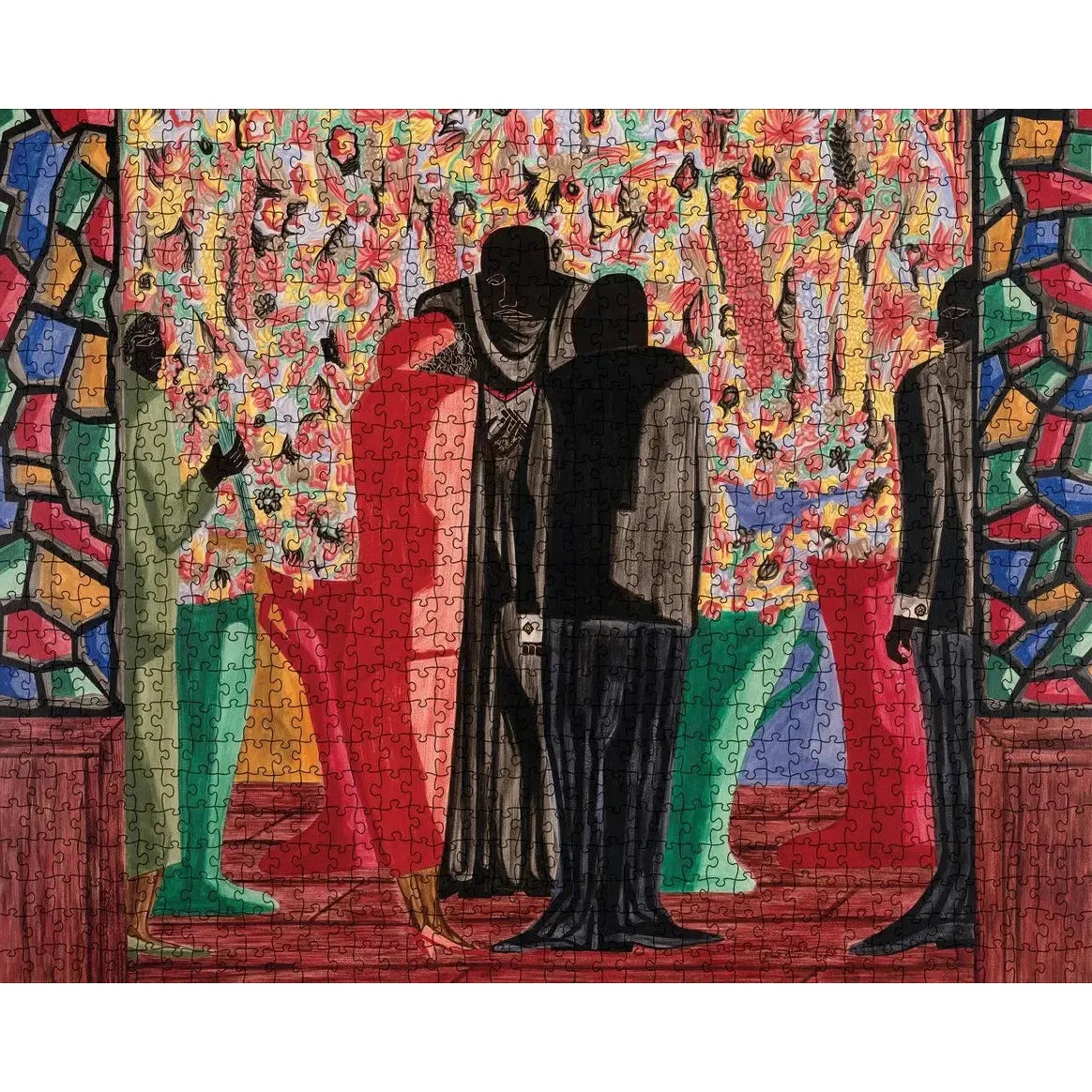 The Wedding by Jacob Lawrence 1000 Piece Jigsaw Puzzle Pomegranate