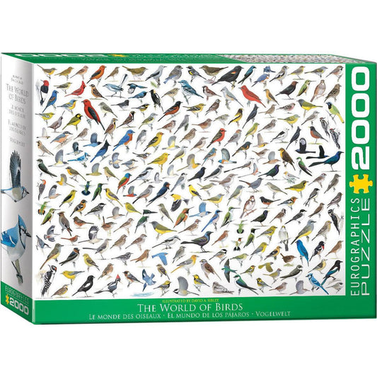 The World of Birds 2000 Piece Jigsaw Puzzle Eurographics