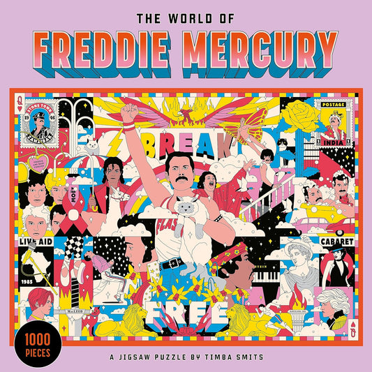 The World of Freddie Mercury 1000 Piece Jigsaw Puzzle Laurence King