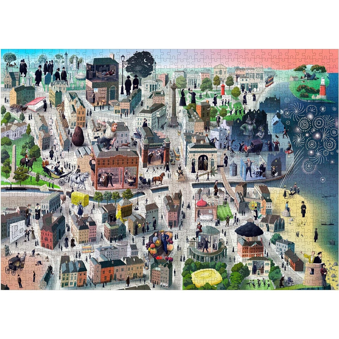 The World of James Joyce Puzzle 1000 Piece Jigsaw Puzzle Laurence King