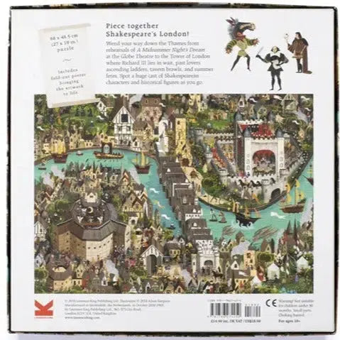 The World of Shakespeare 1000 Piece Jigsaw Puzzle Laurence King