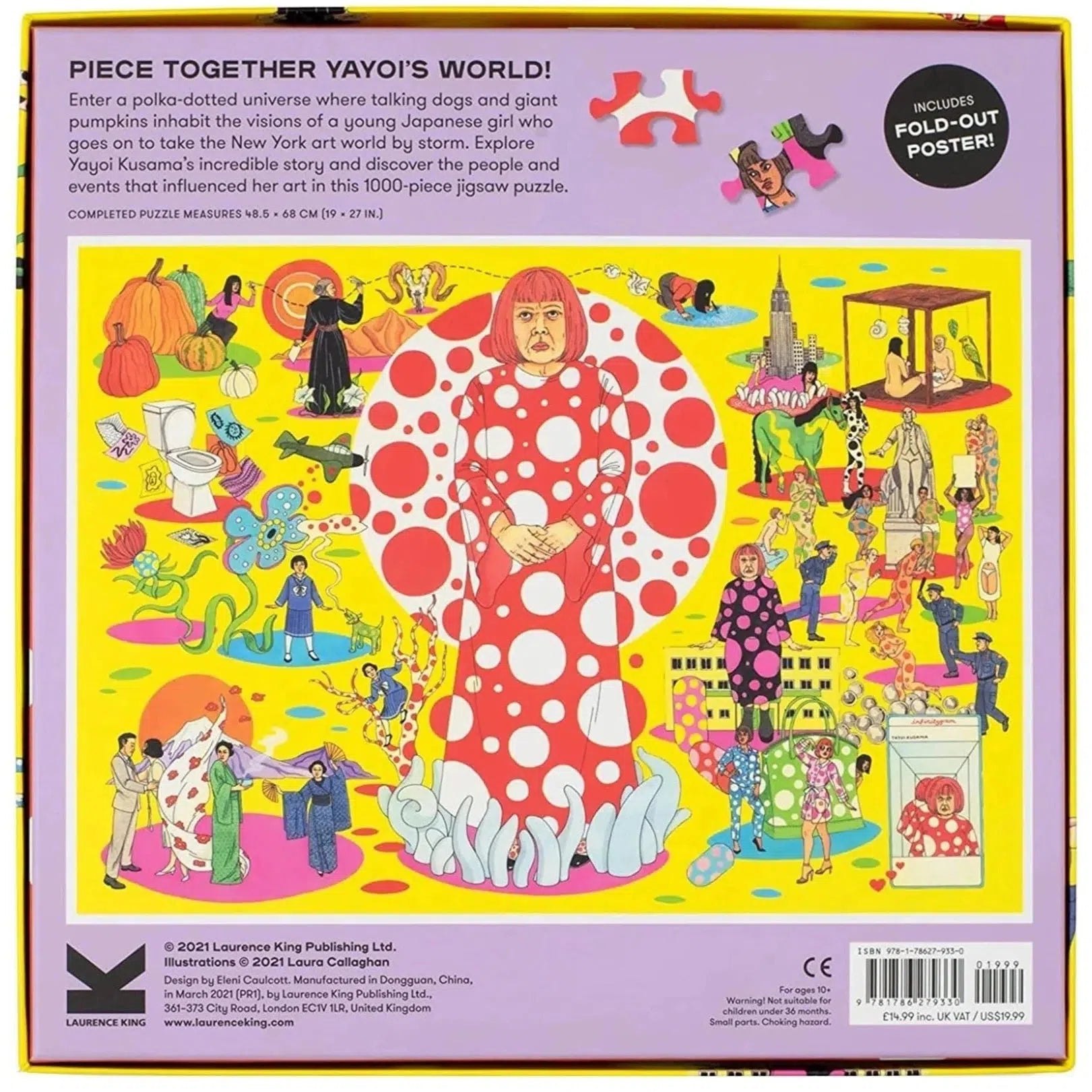 The World of Yayoi Kusama Puzzle 1000 Piece Jigsaw Puzzle Laurence King
