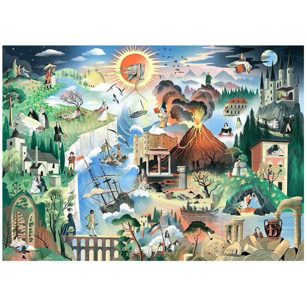 The World of the Romantics 1000 Piece Jigsaw Puzzle Laurence King