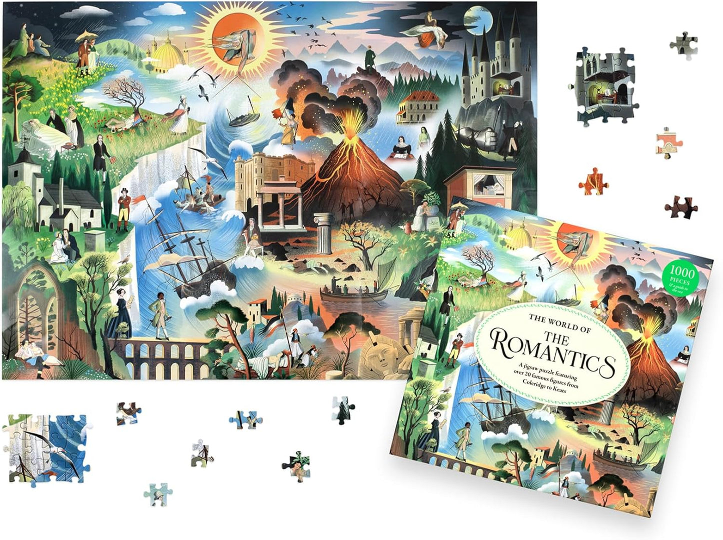 The World of the Romantics 1000 Piece Jigsaw Puzzle Laurence King