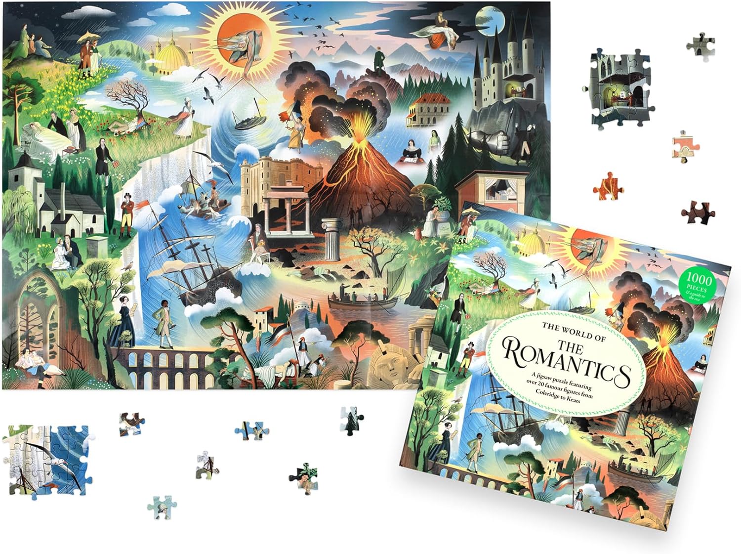 The World of the Romantics 1000 Piece Jigsaw Puzzle Laurence King