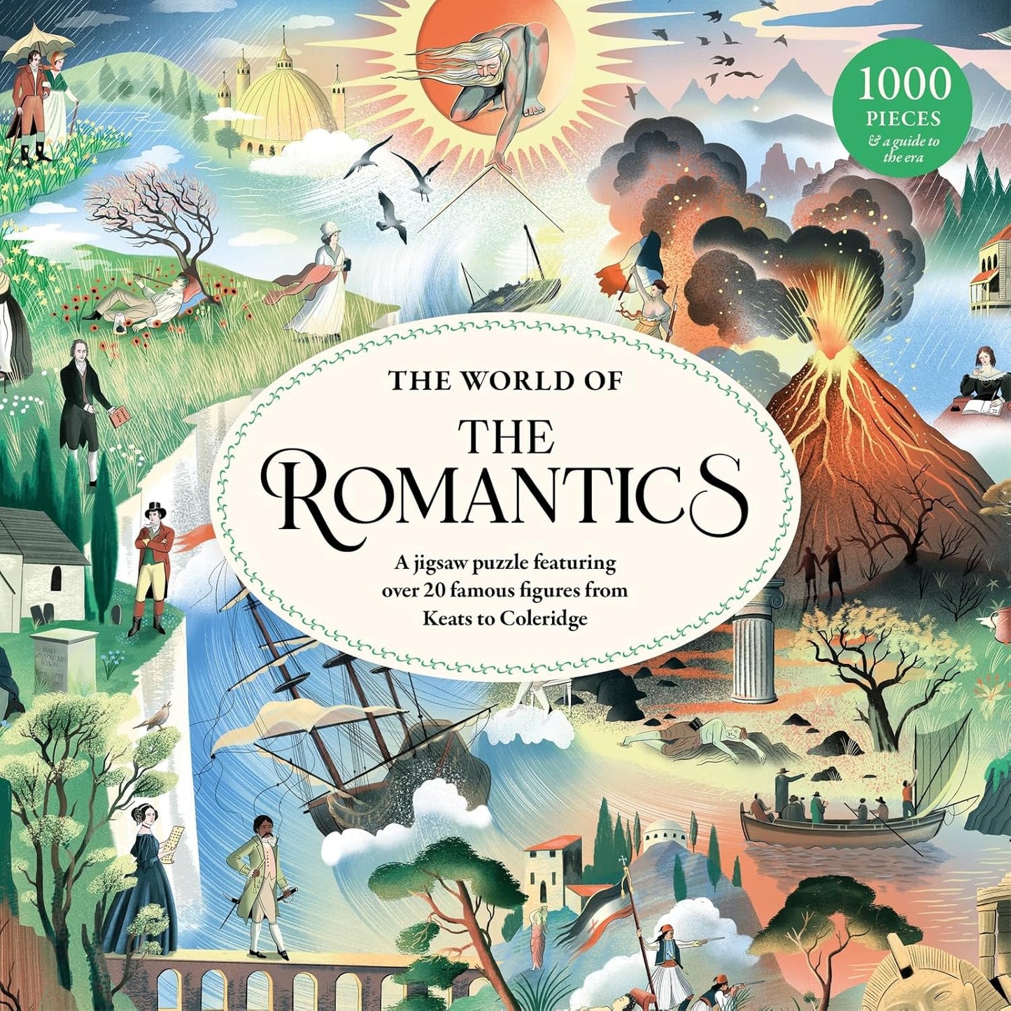 The World of the Romantics 1000 Piece Jigsaw Puzzle Laurence King