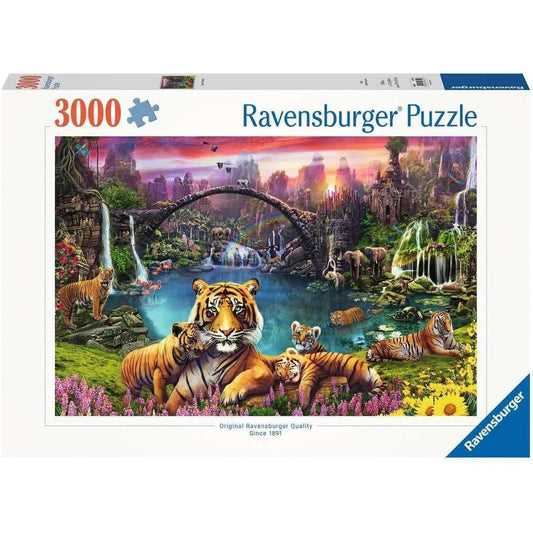 Tigers in Paradise 3000 Piece Jigsaw Puzzle Ravensburger