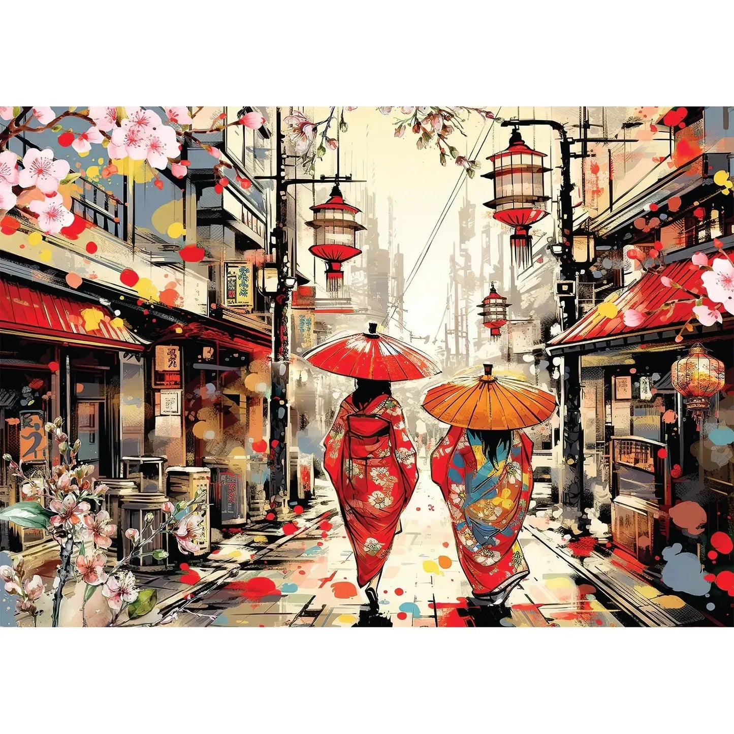 Tokyo Stroll 1000 Piece Jigsaw Puzzle Enjoy