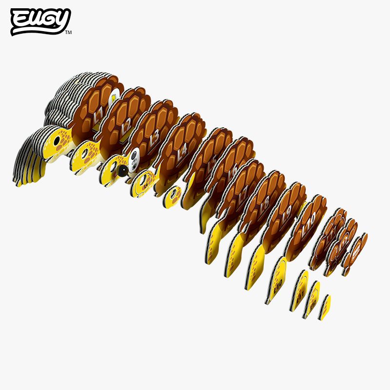 Tortoise 3D Cardboard Model Kit Eugy