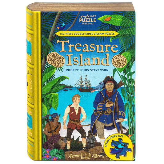 Treasure Island Double-Sided 252 Piece Jigsaw Puzzle Professor Puzzle