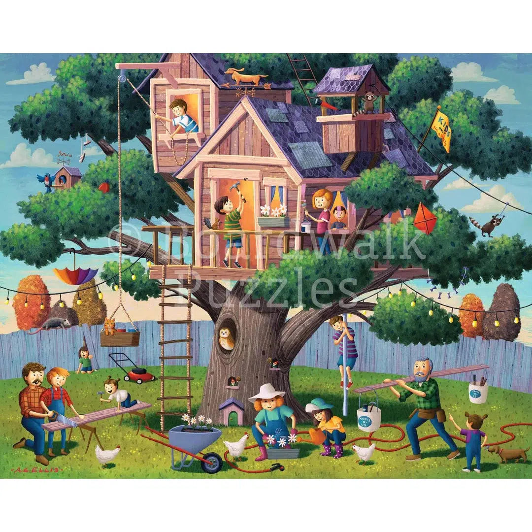 Tree House Adventure 500 Piece Jigsaw Puzzle Boardwalk