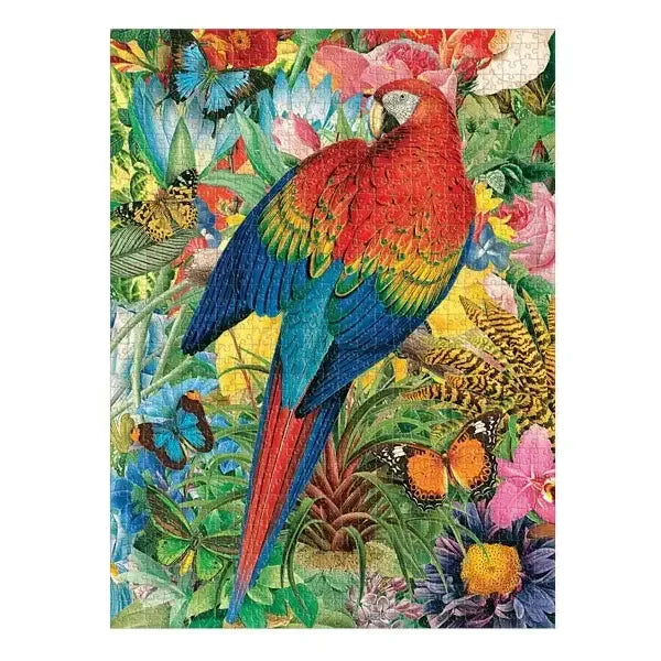 Tropical Garden Parrot 1000 Piece Jigsaw Puzzle Paperblanks