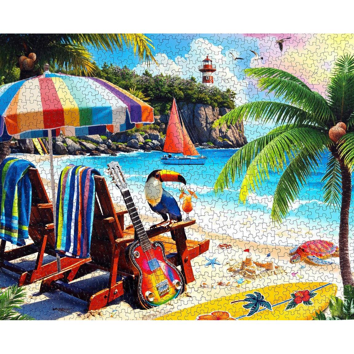 Tropical Paradise 1000 Piece Jigsaw Puzzle Springbok