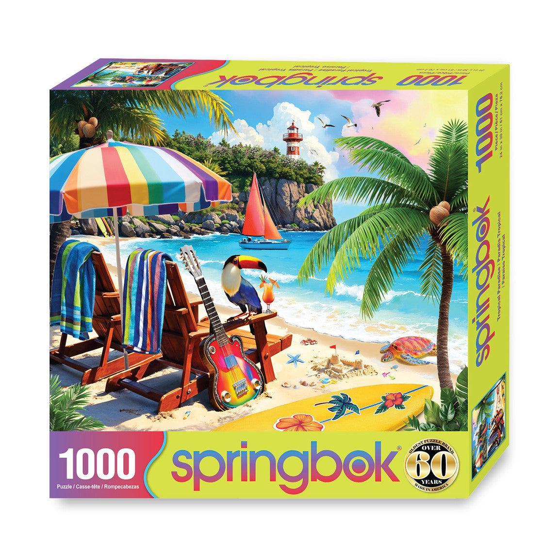 Tropical Paradise 1000 Piece Jigsaw Puzzle Springbok