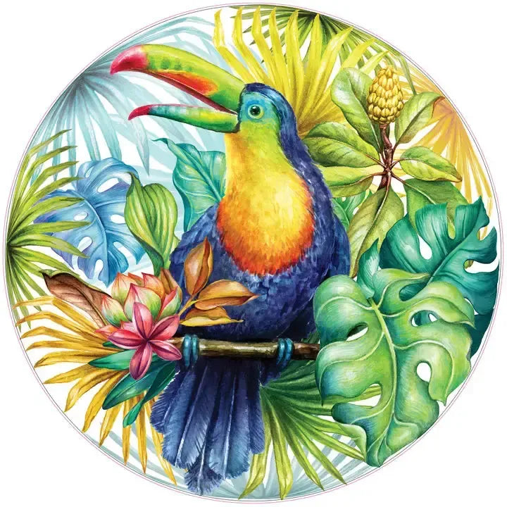 Tropical Toucan 1000 Piece Round Jigsaw Puzzle Peter Pauper