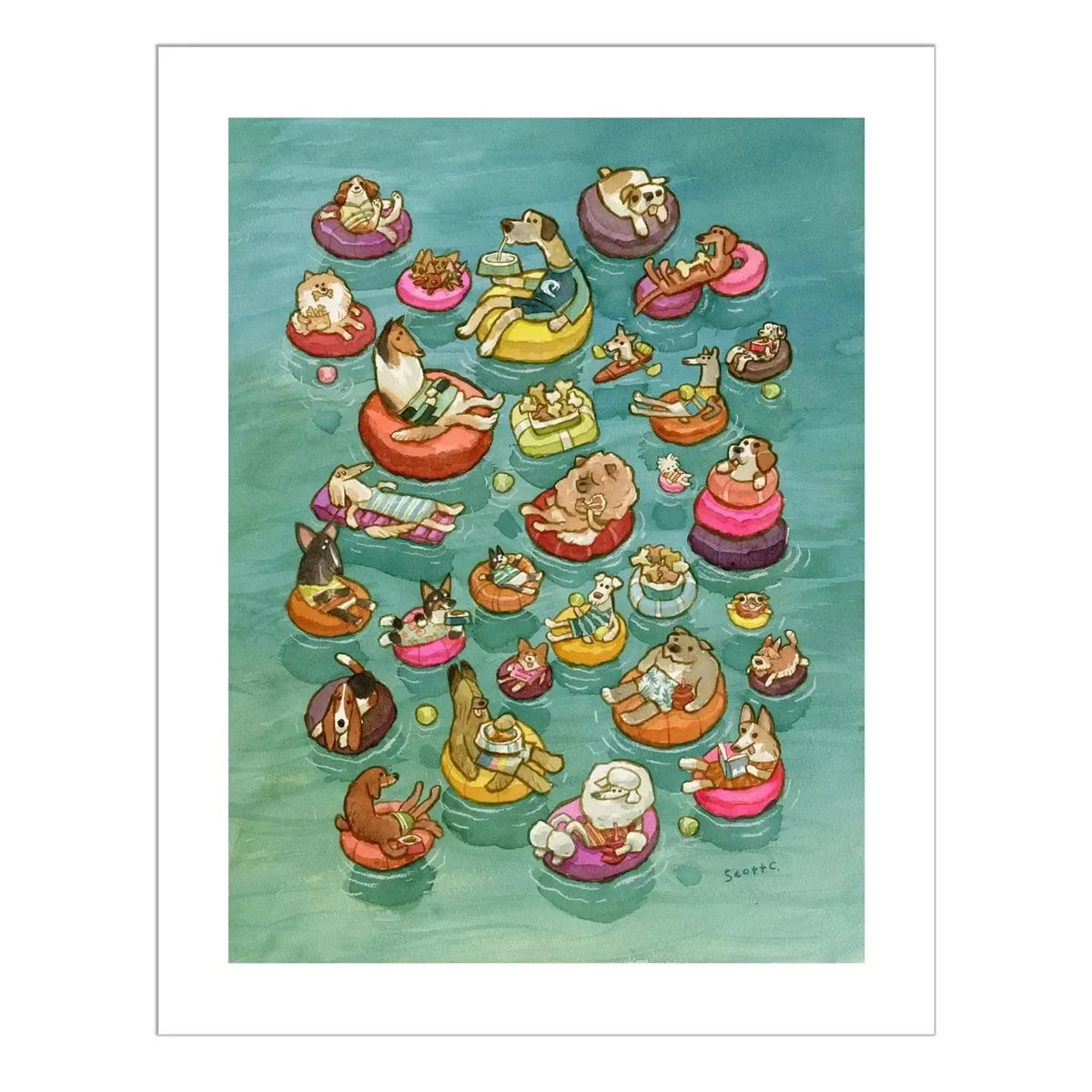 Tubing Life 500 Piece Jigsaw Puzzle Scott C