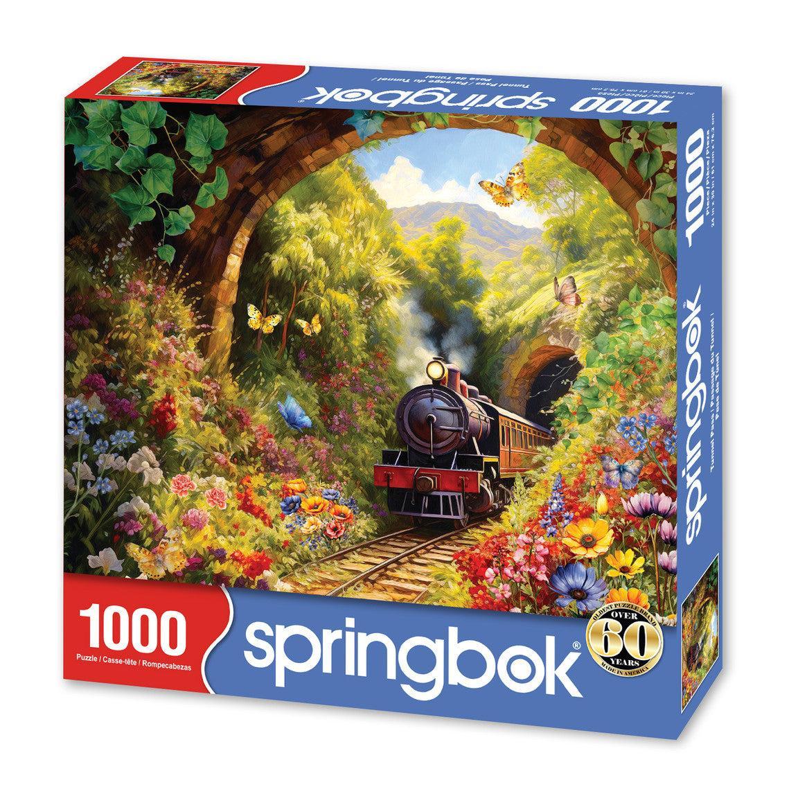 Tunnel Pass 1000 Piece Jigsaw Puzzle Springbok