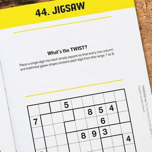 Twisted Sudoku Puzzle Book Ginger Fox