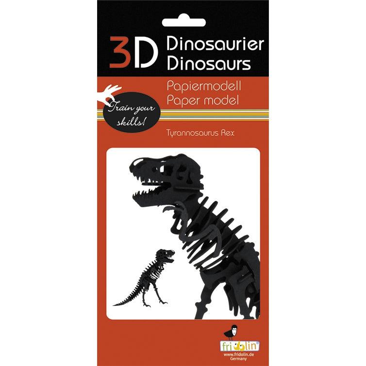 Tyrannosaurus Rex 3D Cardboard Model Kit Fridolin