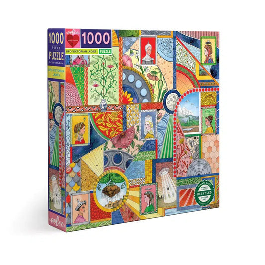 UFO Victorian Ladies 1000 Piece Jigsaw Puzzle eeBoo