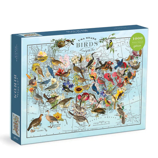USA State Birds 1000 Piece Jigsaw Puzzle Galison