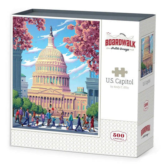 U.S. Capitol 500 Piece Jigsaw Puzzle Boardwalk