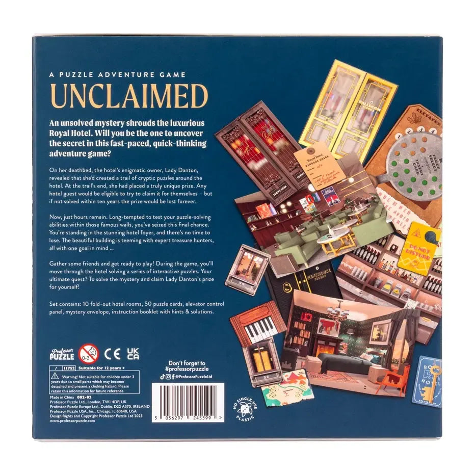 Unclaimed - Puzzle Mystery Adventure Game - Professor Puzzle