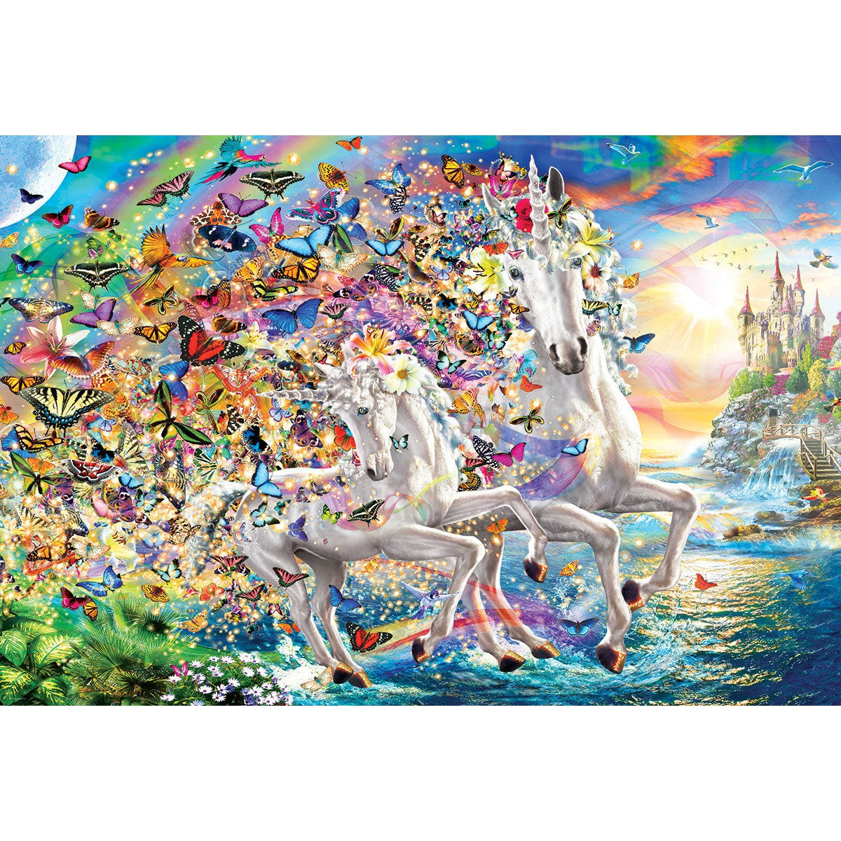 Unicorn Fantasy 2000 Piece Jigsaw Puzzle Eurographics