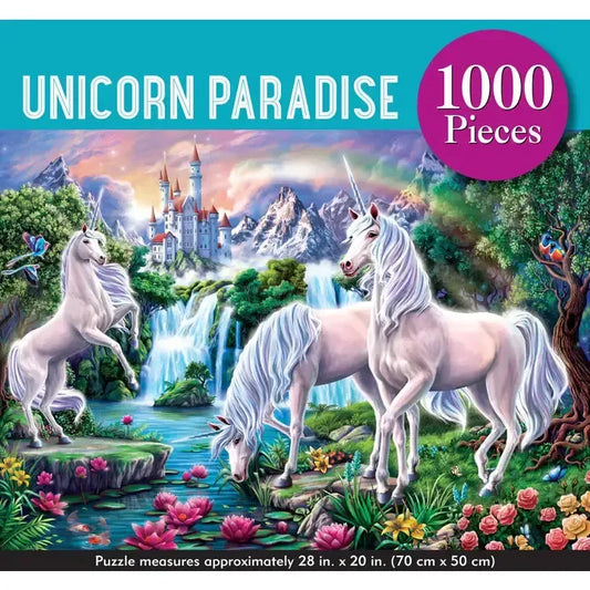 Unicorn Paradise 1000 Piece Jigsaw Puzzle Peter Pauper