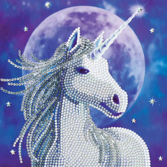 Unicorn Starlight Crystal Art Card Kit Craft Buddy