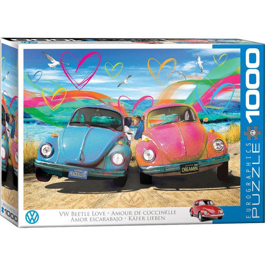 VW Beetle Love 1000 Piece Jigsaw Puzzle Eurographics